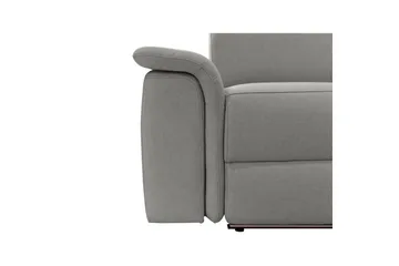 Hjørnesofa 3-seter Pareli Grå, Sunday Stoff, Høyre Manuell Recliner - Grå, Sunday Stoff, Høyre Manuell Recliner - Møbler - Sofaer - Reclinersofaer