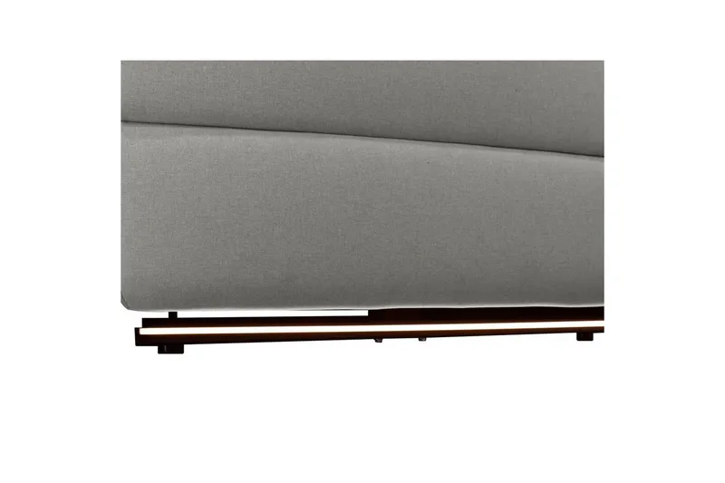 Hjørnesofa 3-seter Pareli Grå, Sunday Stoff, Høyre Elektrisk Recliner - Grå, Sunday Stoff, Høyre Elektrisk Recliner - Møbler - Sofaer - Reclinersofaer