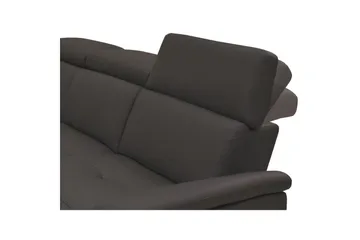 Hjørnesofa 3-seter Pareli Brun, Lær/PU, Venstre Manuell Recliner - Brun, Lær/PU, Venstre Manuell Recliner - Møbler - Sofaer - Reclinersofaer