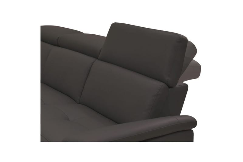 Hjørnesofa 3-seter Pareli Brun, Lær/PU, Venstre Manuell Recliner - Brun, Lær/PU, Venstre Manuell Recliner - Møbler - Sofaer - Reclinersofaer