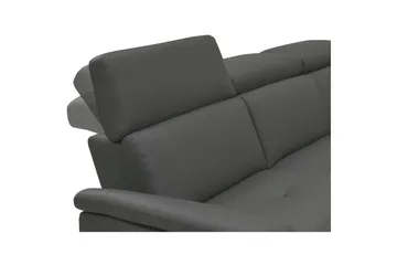 Hjørnesofa 3-seter Pareli Grå, PU, Høyre Manuell Recliner - Grå, PU, Høyre Manuell Recliner - Møbler - Sofaer - Reclinersofaer