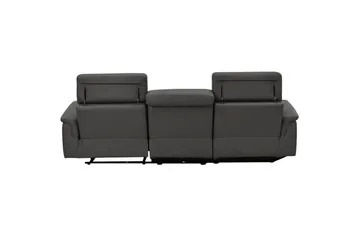 Hjørnesofa 3-seter Pareli Brun, PU, Venstre Elektrisk Recliner - Brun, PU, Venstre Elektrisk Recliner - Møbler - Sofaer - Reclinersofaer