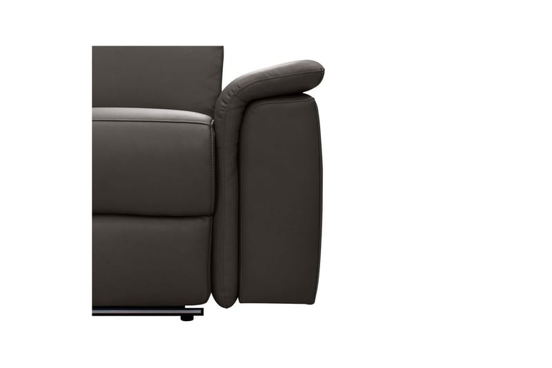 Hjørnesofa 3-seter Pareli Brun, Lær/PU, Venstre Elektrisk Recliner - Brun, Lær/PU, Venstre Elektrisk Recliner - Møbler - Sofaer - Reclinersofaer