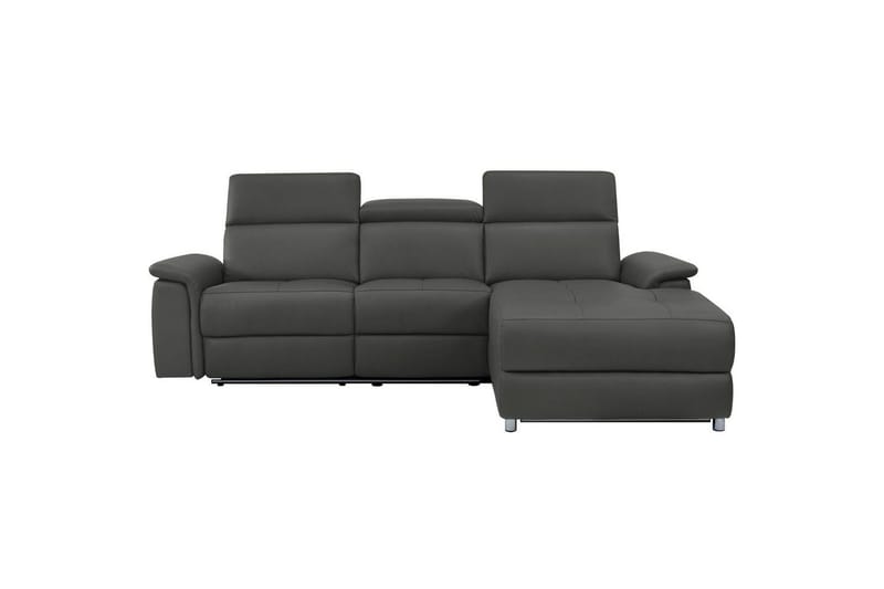 Hjørnesofa 3-seter Pareli Svart, PU, Høyre Elektrisk Recliner - Svart, PU, Høyre Elektrisk Recliner - Møbler - Sofaer - Reclinersofaer
