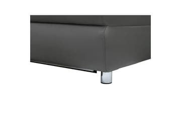 Hjørnesofa 3-seter Pareli Grå, Lær/PU, Høyre Elektrisk Recliner - Grå, Lær/PU, Høyre Elektrisk Recliner - Møbler - Sofaer - Reclinersofaer