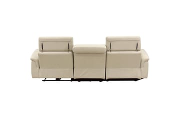 Hjørnesofa 3-seter Pareli Hvit, Sunday Stoff, Venstre Manuell Recliner - Hvit, Sunday Stoff, Venstre Manuell Recliner - Møbler - Sofaer - Reclinersofaer