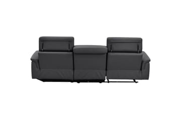 Hjørnesofa 3-seter Pareli Svart, Lær/PU, Høyre Elektrisk Recliner - Svart, Lær/PU, Høyre Elektrisk Recliner - Møbler - Sofaer - Reclinersofaer