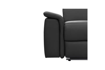 Hjørnesofa 3-seter Pareli Svart, Lær/PU, Høyre Elektrisk Recliner - Svart, Lær/PU, Høyre Elektrisk Recliner - Møbler - Sofaer - Reclinersofaer