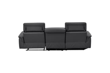 Hjørnesofa 3-seter Pareli Svart, Lær/PU, Venstre Elektrisk Recliner - Svart, Lær/PU, Venstre Elektrisk Recliner - Møbler - Sofaer - Reclinersofaer