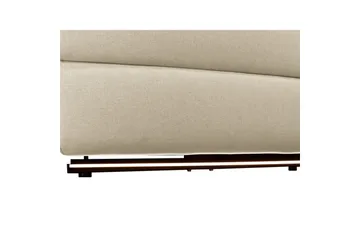 Hjørnesofa 3-seter Pareli Hvit, Sandfarget stoff, Høyre Elektrisk Recliner - Hvit, Sandfarget stoff, Høyre Elektrisk Recliner - Møbler - Sofaer - Reclinersofaer