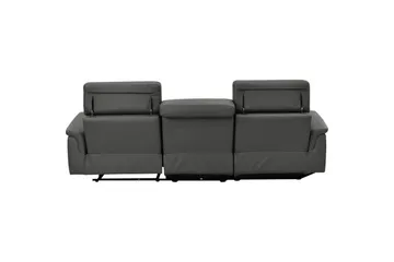 Hjørnesofa 3-seter Pareli Svart, PU, Venstre Elektrisk Recliner - Svart, PU, Venstre Elektrisk Recliner - Møbler - Sofaer - Reclinersofaer