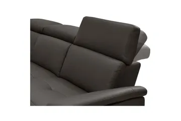 Hjørnesofa 3-seter Pareli Brun, Lær/PU, Venstre Elektrisk Recliner - Brun, Lær/PU, Venstre Elektrisk Recliner - Møbler - Sofaer - Reclinersofaer