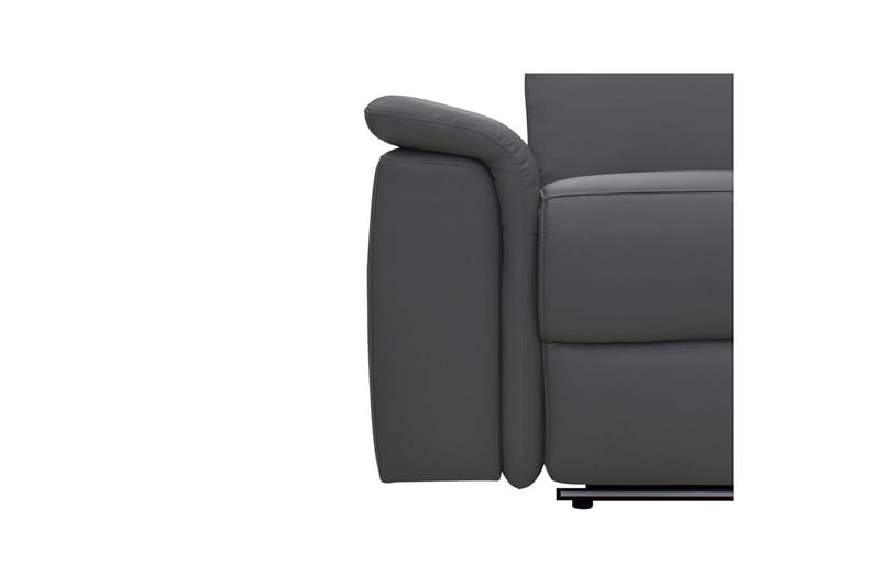 Hjørnesofa 3-seter Pareli Grå, PU, Høyre Manuell Recliner - Grå, PU, Høyre Manuell Recliner - Møbler - Sofaer - Reclinersofaer