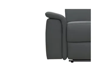 Hjørnesofa 3-seter Pareli Grå, PU, Høyre Manuell Recliner - Grå, PU, Høyre Manuell Recliner - Møbler - Sofaer - Reclinersofaer