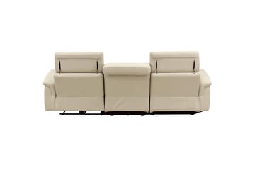 Hjørnesofa 3-seter Pareli Hvit, Sunday Stoff, Venstre Manuell Recliner - Hvit, Sunday Stoff, Venstre Manuell Recliner - Møbler - Sofaer - Reclinersofaer