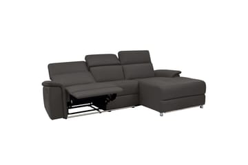 Hjørnesofa 3-seter Pareli Brun, PU, Høyre Elektrisk Recliner - Brun, PU, Høyre Elektrisk Recliner - Møbler - Sofaer - Reclinersofaer