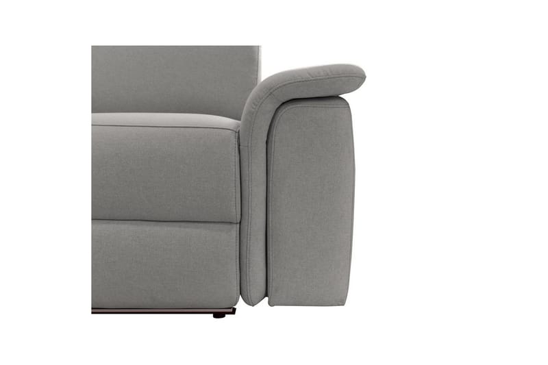 Hjørnesofa 3-seter Pareli Grå, Sunday Stoff, Venstre Manuell Recliner - Grå, Sunday Stoff, Venstre Manuell Recliner - Møbler - Sofaer - Reclinersofaer