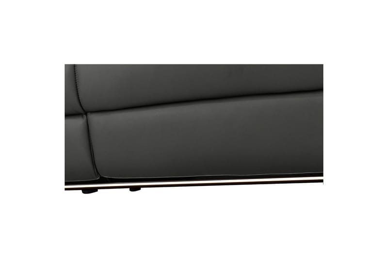 Hjørnesofa 3-seter Pareli Svart, PU, Venstre Elektrisk Recliner - Svart, PU, Venstre Elektrisk Recliner - Møbler - Sofaer - Reclinersofaer