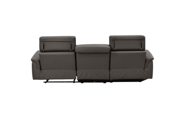 Hjørnesofa 3-seter Pareli Brun, Lær/PU, Venstre Elektrisk Recliner - Brun, Lær/PU, Venstre Elektrisk Recliner - Møbler - Sofaer - Reclinersofaer