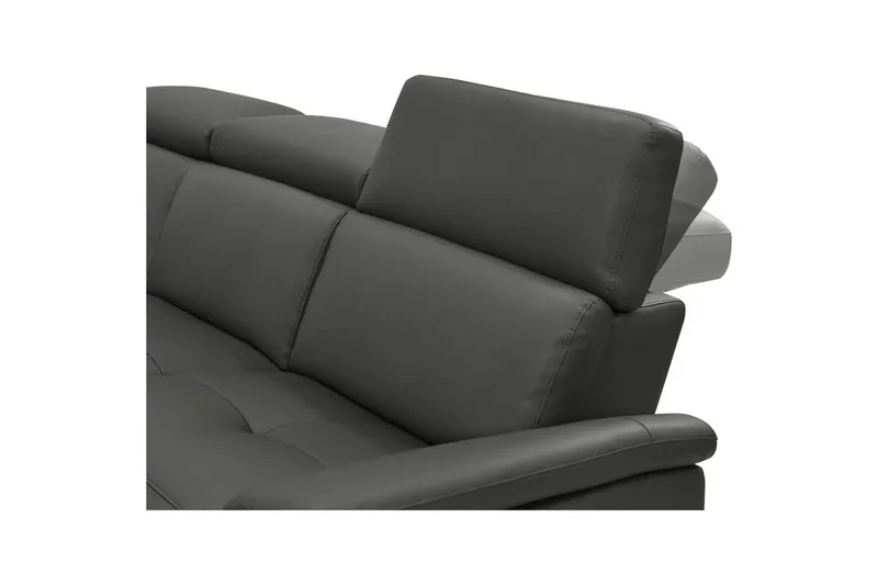 Hjørnesofa 3-seter Pareli Svart, PU, Venstre Elektrisk Recliner - Svart, PU, Venstre Elektrisk Recliner - Møbler - Sofaer - Reclinersofaer