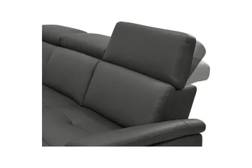 Hjørnesofa 3-seter Pareli Svart, PU, Venstre Elektrisk Recliner - Svart, PU, Venstre Elektrisk Recliner - Møbler - Sofaer - Reclinersofaer