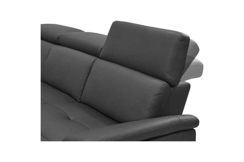 Hjørnesofa 3-seter Pareli Svart, PU, Venstre Elektrisk Recliner - Svart, PU, Venstre Elektrisk Recliner - Møbler - Sofaer - Reclinersofaer