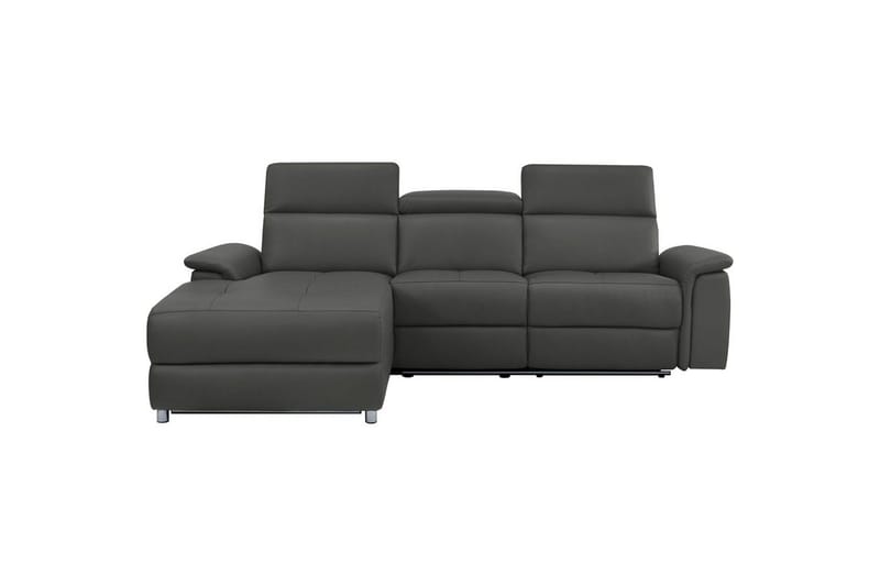 Hjørnesofa 3-seter Pareli Svart, PU, Venstre Elektrisk Recliner - Svart, PU, Venstre Elektrisk Recliner - Møbler - Sofaer - Reclinersofaer