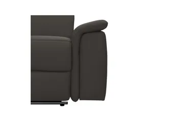 Hjørnesofa 3-seter Pareli Brun, Lær/PU, Venstre Manuell Recliner - Brun, Lær/PU, Venstre Manuell Recliner - Møbler - Sofaer - Reclinersofaer