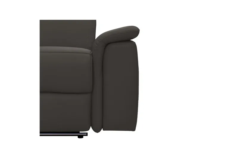 Hjørnesofa 3-seter Pareli Brun, Lær/PU, Venstre Manuell Recliner - Brun, Lær/PU, Venstre Manuell Recliner - Møbler - Sofaer - Reclinersofaer