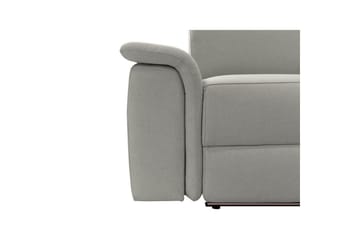 Hjørnesofa 3-seter Pareli Grå, Sunday Stoff, Høyre Elektrisk Recliner - Grå, Sunday Stoff, Høyre Elektrisk Recliner - Møbler - Sofaer - Reclinersofaer