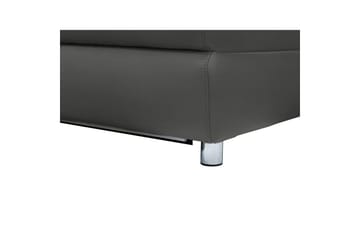 Hjørnesofa 3-seter Pareli Grå, Lær/PU, Høyre Manuell Recliner - Grå, Lær/PU, Høyre Manuell Recliner - Møbler - Sofaer - Reclinersofaer