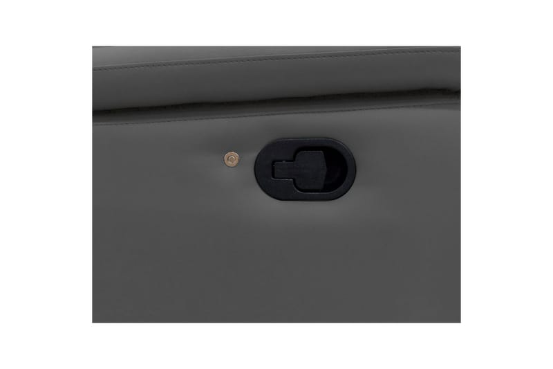 Hjørnesofa 3-seter Pareli Grå, Lær/PU, Høyre Manuell Recliner - Grå, Lær/PU, Høyre Manuell Recliner - Møbler - Sofaer - Reclinersofaer