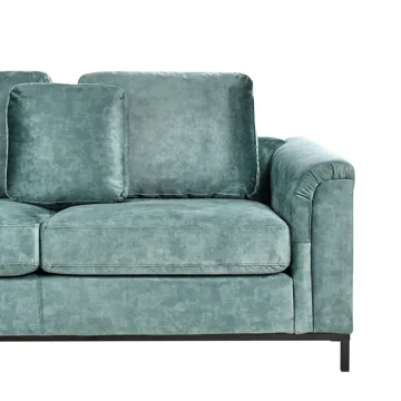 Hjørnesofa 4-seter Oslo høyrevendt - Blågrønn - Møbler - Sofaer - Sofaer med sjeselong - 4 seters sofa med divan