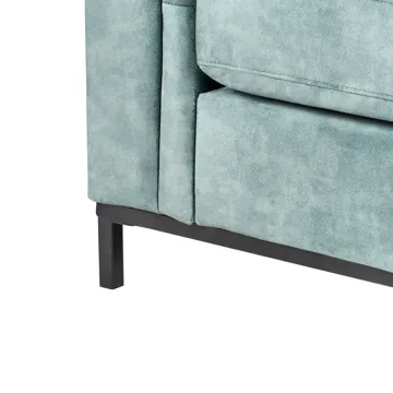 Hjørnesofa 4-seter Oslo venstrevendt - Blågrønn - Møbler - Sofaer - Sofaer med sjeselong - 4 seters sofa med divan