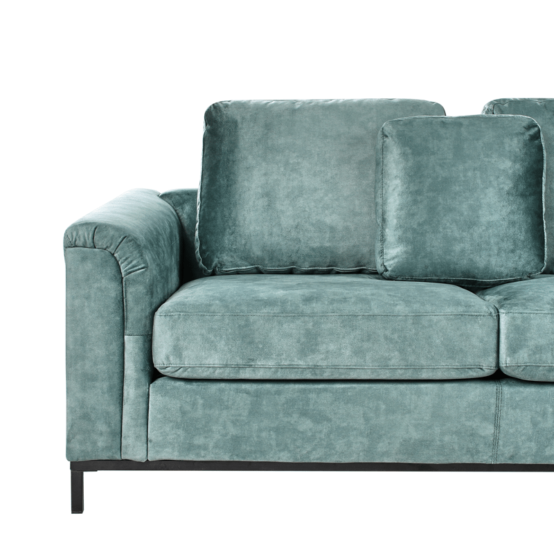 Hjørnesofa 4-seter Oslo venstrevendt - Blågrønn - Møbler - Sofaer - Sofaer med sjeselong - 4 seters sofa med divan