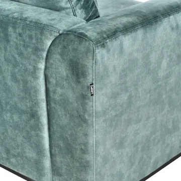 Hjørnesofa 4-seter Oslo venstrevendt - Blågrønn - Møbler - Sofaer - Sofaer med sjeselong - 4 seters sofa med divan