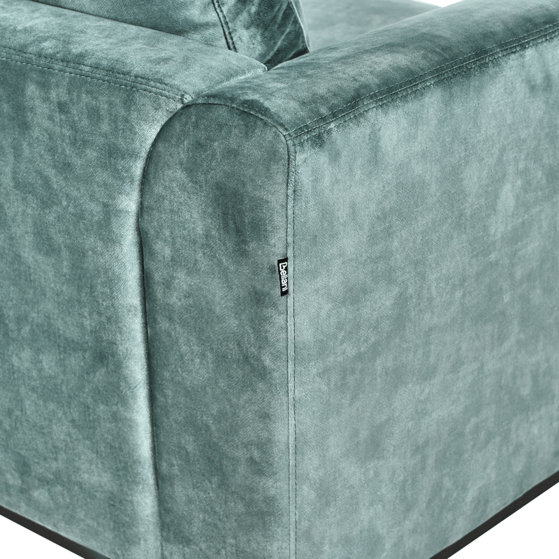 Hjørnesofa 4-seter Oslo venstrevendt - Blågrønn - Møbler - Sofaer - Sofaer med sjeselong - 4 seters sofa med divan