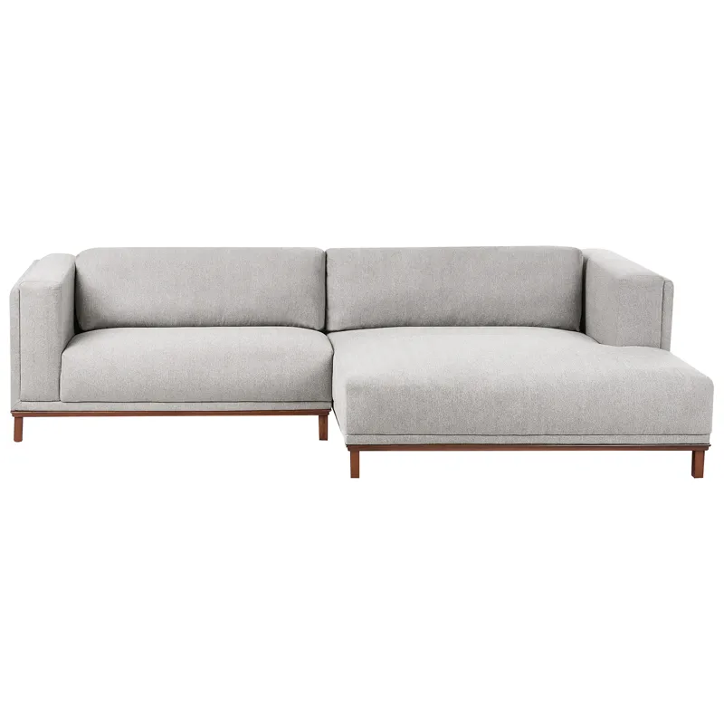 Hjørnesofa 4-seter Veng, Lysebrun, grå