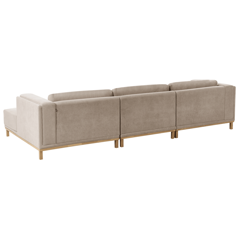 Hjørnesofa 5-seters Veng - Taupe - Møbler - Sofaer - Sofaer med sjeselong