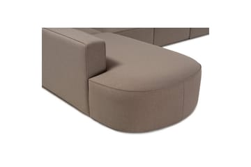 Hjørnesofa Abbas Lys Brun - Lyse brun - Møbler - Sofaer - Hjørnesofaer