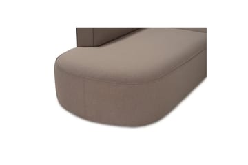 Hjørnesofa Abbas Lys Brun - Lyse brun - Møbler - Sofaer - Hjørnesofaer