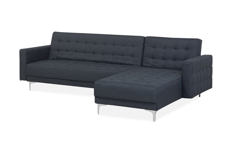 Hjørnesofa Aberdeen 267 cm - Blå - 4 seters sofa med divan - Sofaer med sjeselong