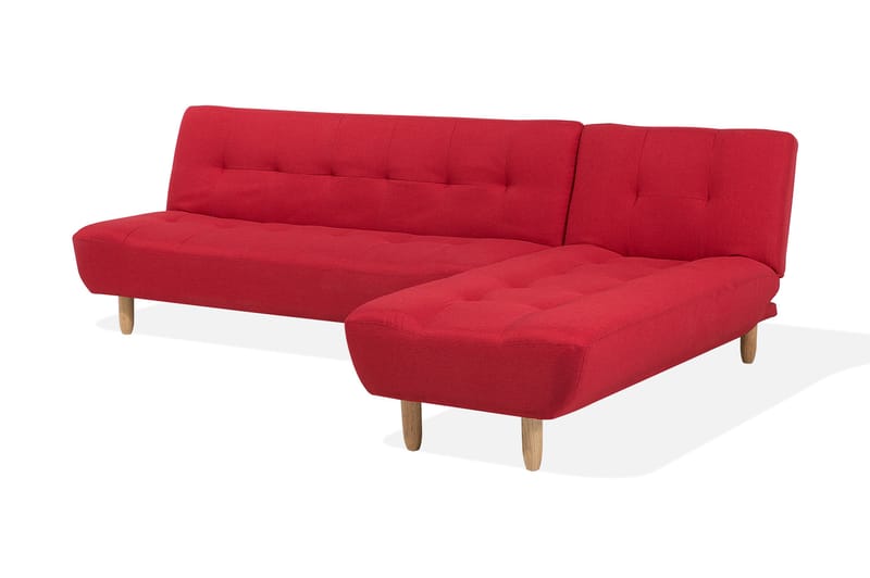 Hjørnesofa Alsten 182 cm - Rød - Hjørnesofaer