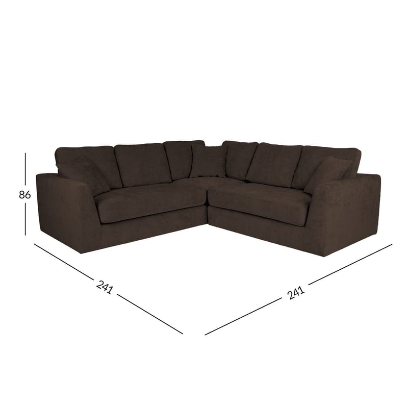 Hjørnesofa Alvtor - mørk grå - Møbler - Sofaer - Hjørnesofaer