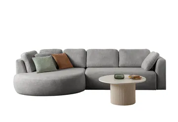 Hjørnesofa Atelier Del Sofa Venezia Venstre (310 x 75 x 105 cm) Grå - Grå - Møbler - Sofaer - Hjørnesofaer