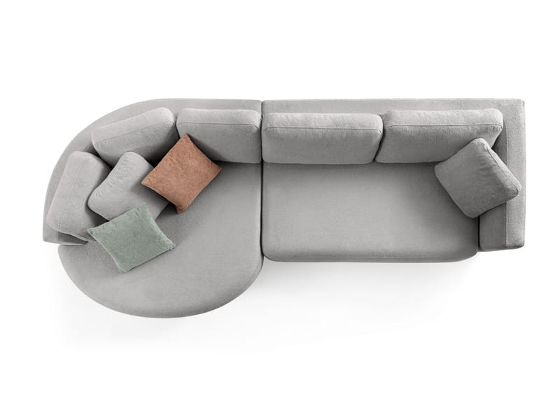 Hjørnesofa Atelier Del Sofa Venezia Venstre (310 x 75 x 105 cm) Grå - Grå - Møbler - Sofaer - Hjørnesofaer