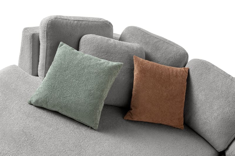 Hjørnesofa Atelier Del Sofa Venezia Venstre (310 x 75 x 105 cm) Grå - Grå - Møbler - Sofaer - Hjørnesofaer