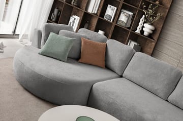 Hjørnesofa Atelier Del Sofa Venezia Venstre (310 x 75 x 105 cm) Grå - Grå - Møbler - Sofaer - Hjørnesofaer