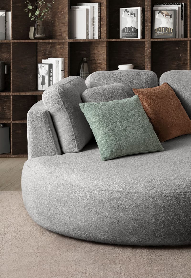 Hjørnesofa Atelier Del Sofa Venezia Venstre (310 x 75 x 105 cm) Grå - Grå - Møbler - Sofaer - Hjørnesofaer
