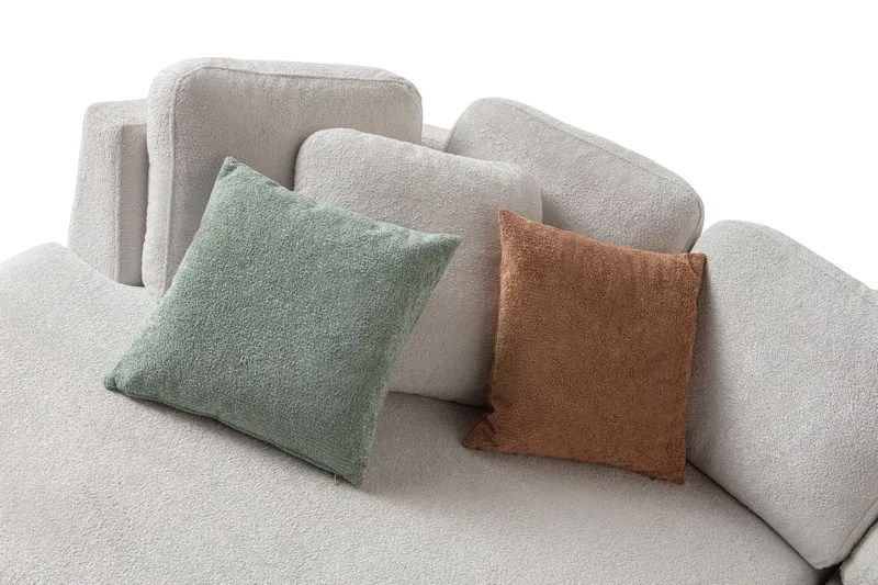 Hjørnesofa Atelier Del Sofa Venezia Venstre (310 x 75 x 105 cm) Hvit - Hvit - Møbler - Sofaer - Hjørnesofaer